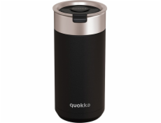 Quokka Termohrnek na kávu Quokka Boost - nerezový termohrnek s nálevníkem 400 ml (černý)