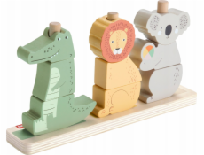 Mattel FP DŘEVĚNÁ ZVÍŘATA A ARRANGÁŽ A TŘÍDĚNÍ HXV04 FOL4