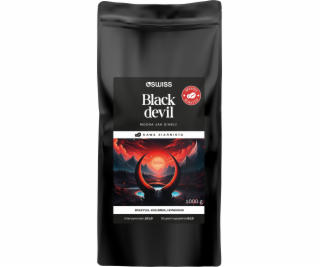 4Swiss Kávová zrna Black Devil čerstvě pražená 1 kg