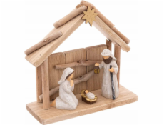 Fééric Lights and Christmas Vánoční světýlka a vánoční scéna, dřevěná