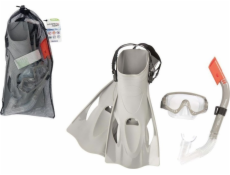 Bestway Gray potápěčská sada maska, ploutve, trubice Bestway 25020