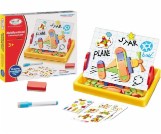 LeanToys Magnetická kreslicí deska s geometrickými tvary,...