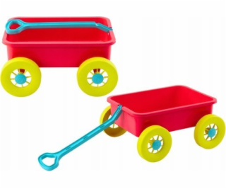 LeanToys Pískový vozík Pastelově růžový