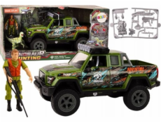LeanToys Terénní lovecké auto Dinosauři Světla Zní Zeleně