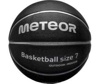 Meteor Basketbalový míč Meteor Cellular 7 černo-stříbrný ...