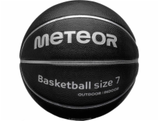 Meteor Basketbalový míč Meteor Cellular 7 černo-stříbrný 16698 7