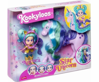 Magic Box KOOKYLOOS Figurka jednorožce hvězdy, figurky