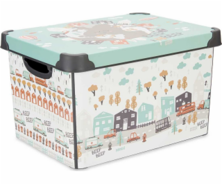 Kipit Krabice na hračky s víkem BEEP BEEP, 17 l