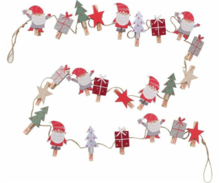 Boltze vánoční dekorace adventní kalendář s kolíčky na pr...