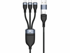 Conceptronic USB kabel CONCEPTRONIC USB-C/A kabel 3.0 -> 3 v 1 100W 1,50m 480Mbps