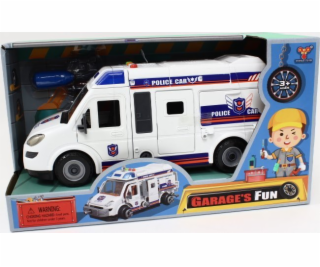 Hipo Auto policejní světlo/zvuk odšroubované YW8088A 09998
