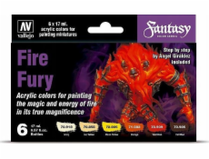 Vallejo Vallejo: 70.243 - Model Color - Fantasy - Fire Fury (6 x 18 ml)