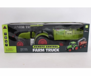 Blocki RC traktor s přívěsem + zvířata 666-88 12196