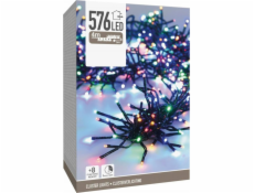 Koopman Vánoční osvětlení vánoční osvětlení, světelný řetěz 576 LED, časovač, vícebarevný