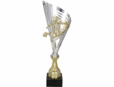 Victoria Sport Plastový sportovní hrnek Victoria, stříbrno-zlatý TM 7149C
