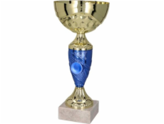 Victoria Sport Kovový sportovní hrnek Victoria, zlato-modrý TM 9058D
