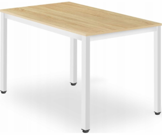 Leobert Stůl TESSA 120cm x 60cm - dub / bílé nohy