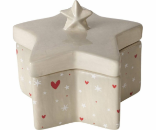 Boltze Keramická krabička ANELLA ve tvaru hvězdy