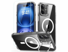 ESR ESR CLASSIC HYBRIDNÍ STOJAN S HALOLOCK MAGSAFE A TVRZENÉ SKLO PRO IPHONE 16 PLUS ČIŘÉ