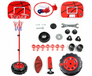LeanToys Nastavitelná pumpa na basketbalový koš 1,7 m LEA...