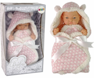 LeanToys Sweet Baby Doll Pink Mašlička zavinovačka