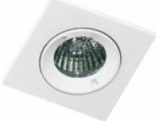 Azzardo Stropní zapuštěné svítidlo s očkem Azzardo Pablo 1 1x50W GU10 IP54 bílé GM2107-WH - GM2107WH