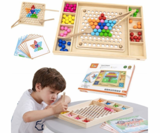 Viga Toys VIGA Dřevěné herní míčky Chyť a spoj puzzle
