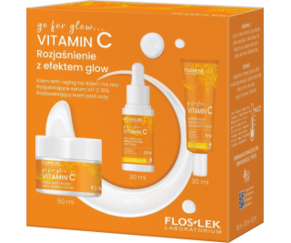 Floslek Dárková sada FLOSLEK s vitamínem C (krém proti st...