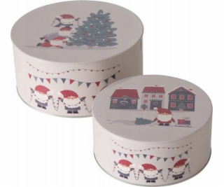 Boltze Home Sada dvou úložných dóz MONTI, O 16-20 cm