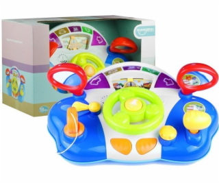 LeanToys Interaktivní volant pro děti, zvukový panel, LEA...
