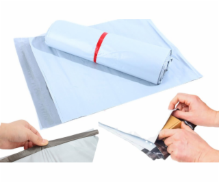 LeanToys Fóliové obálky Courier, balení fólií, 100 kusů, ...