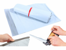 LeanToys Fóliové obálky Courier, balení fólií, 100 kusů, 450x600 mm