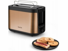 Tefal Topinkovač Coppertinto TT430G10, 850 W, černá/měděná, zlatá | TEFAL