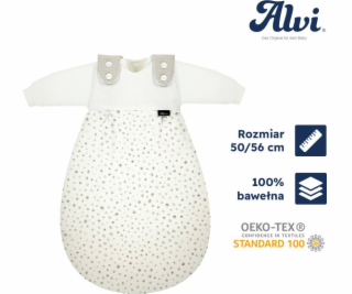 Alvi ALVI Baby-Mäxchen, 3dílný spací pytel Jersey Aqua Do...