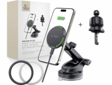 Tech-Protect Nabíječka TECH-PROTECT MM15W-V7 QI2 MAGNETICKÁ MAGSAFE DRŽÁK DO PALUBNÍ DESKY A VENTILAČNÍHO SYSTÉMU AUTO BEZDRÁTOVÁ NABÍJEČKA 15W ČERNÁ