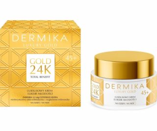 Dermika Luxury Gold 24K denní a noční krém na obličej 45+...