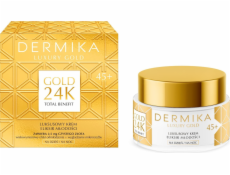 Dermika Luxury Gold 24K denní a noční krém na obličej 45+ 50ml