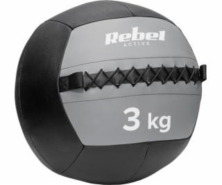Rebel medicinbal na cvičení 3 kg REBEL ACTIVE
