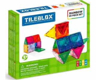 NoName Sada 20 kusů Tileblox Rainbow