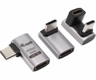 Equip Equip 133478 USB C adaptér/kabelový adaptér Černá, ...
