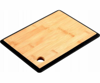Kesper Cutting Board Bambusové prkénko s rukojetí, černé