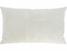 Home Styling Collection Kolekce pro domácí styling Dekorativní polštář s manšestrovým patchworkem na přední straně, 30 x 50 cm