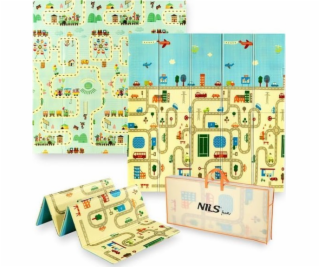 NILS Fun MD04 DĚTSKÁ SKLÁDACÍ MATERIÁL CITY 195x180CM NIL...