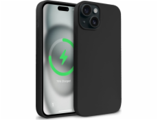 Crong Magnetický kryt Crong Color Cover - iPhone 15 Plus MagSafe (černý)