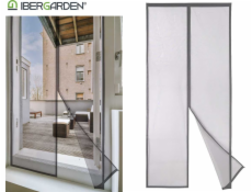 Ibergarden Magnetická moskytiéra na dveře click-click, 90 x 210 cm