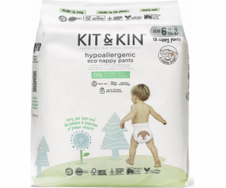 Kit and Kin Kit and Kin, Pleny 6 XL (12-17 kg), Ježek/Mýv...