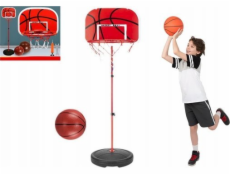 LeanToys Basketbalový koš pro děti, zahradní basketbalový míč 139 cm