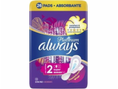 Always Vložky Always Platinum Super s křidélky, 26 kusů