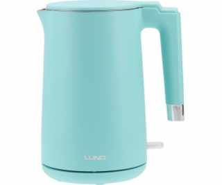 Toya Elektrická konvice LUND 1,5 l tyrkysová Cool Touch