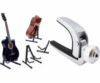 Mozos Mozos Kytarový stojan (GSTAND) + kytara Capo Metal ...